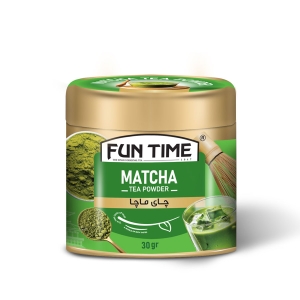 پودر چای ماچا قوطی فلزی